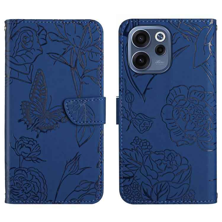 HT03 Skin Feel Butterfly Embossed Flip Leather Phone Case, For OPPO A6 5G Global / A6x 5G, For OPPO Reno15 F 5G Global, For OPPO Reno15 Pro Max 5G Global, For OPPO Reno15 Pro 5G Global, For OPPO Reno15 5G Global, For OPPO A6 Pro 4G / 5G Global         ...