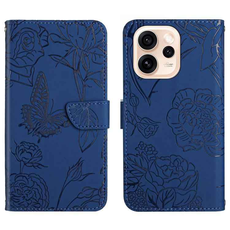 HT03 Skin Feel Butterfly Embossed Flip Leather Phone Case, For OPPO A6 5G Global / A6x 5G, For OPPO Reno15 F 5G Global, For OPPO Reno15 Pro Max 5G Global, For OPPO Reno15 Pro 5G Global, For OPPO Reno15 5G Global, For OPPO A6 Pro 4G / 5G Global         ...