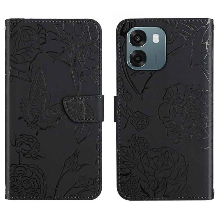 HT03 Skin Feel Butterfly Embossed Flip Leather Phone Case, For OPPO A6 5G Global / A6x 5G, For OPPO Reno15 F 5G Global, For OPPO Reno15 Pro Max 5G Global, For OPPO Reno15 Pro 5G Global, For OPPO Reno15 5G Global, For OPPO A6 Pro 4G / 5G Global         ...