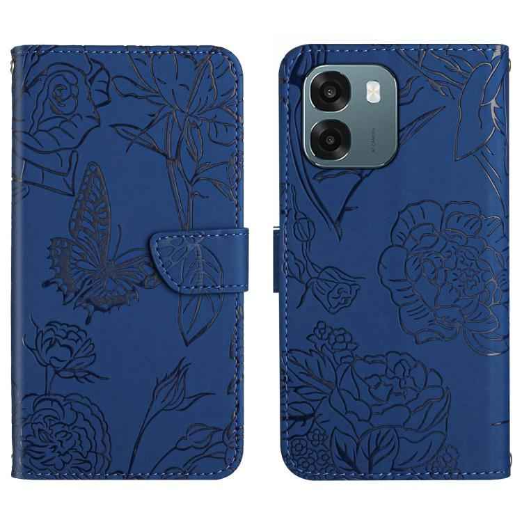 HT03 Skin Feel Butterfly Embossed Flip Leather Phone Case, For OPPO A6 5G Global / A6x 5G, For OPPO Reno15 F 5G Global, For OPPO Reno15 Pro Max 5G Global, For OPPO Reno15 Pro 5G Global, For OPPO Reno15 5G Global, For OPPO A6 Pro 4G / 5G Global         ...