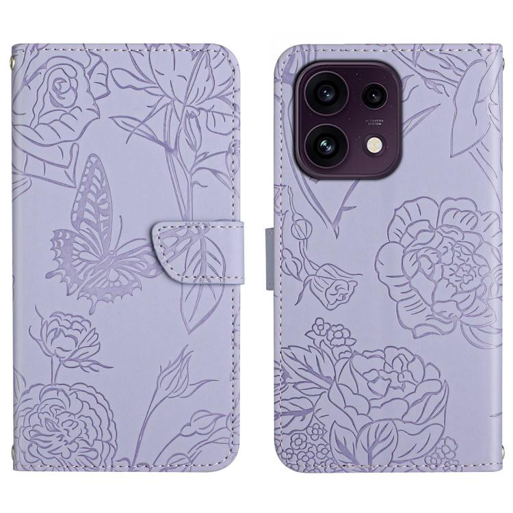 HT03 Skin Feel Butterfly Embossed Flip Leather Phone Case, For OPPO Reno16 F / Reno16 FS 5G, For OPPO Reno16 / Reno16 Pro 5G Global, For OPPO A6 5G Global / A6x 5G, For OPPO Reno15 F 5G Global, For OPPO Reno15 Pro Max 5G Global                         ...