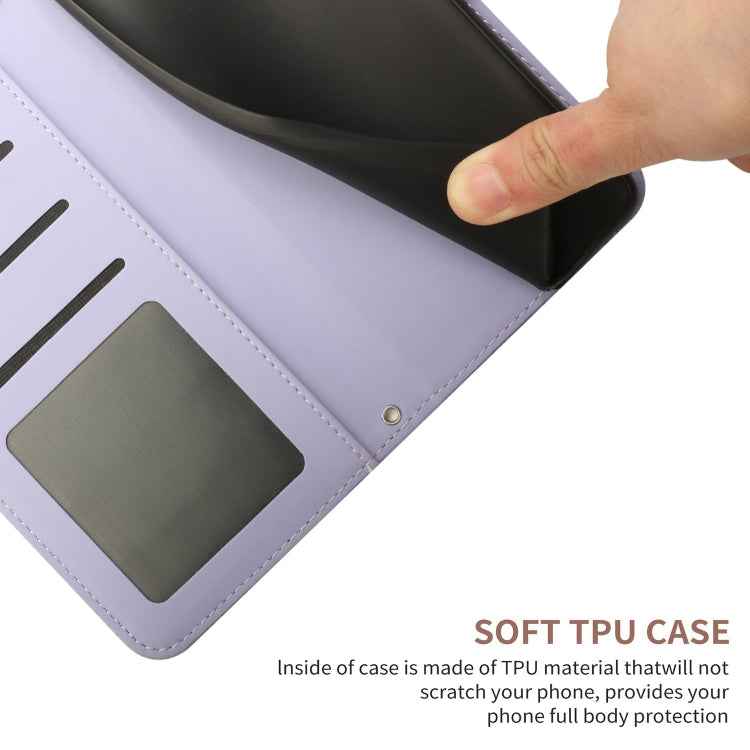 HT03 Skin Feel Butterfly Embossed Flip Leather Phone Case, For Realme 11 4G Global, For Realme 11 Pro