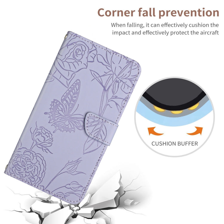 HT03 Skin Feel Butterfly Embossed Flip Leather Phone Case, For Realme 11 5G Global, For Realme 11 4G Global, For Realme 11 Pro