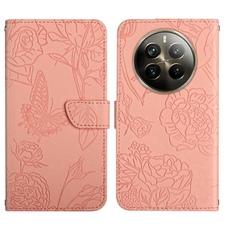 HT03 Skin Feel Butterfly Embossed Flip Leather Phone Case, For Realme C75 4G, For Realme 13+ 5G Global, For Realme 13 Pro 5G / 13 Pro+ 5G, For Realme C63 5G, For Realme 12+ Global, For Realme 12 Pro/12 Pro+ Global, For Realme 11 5G Global��������������...