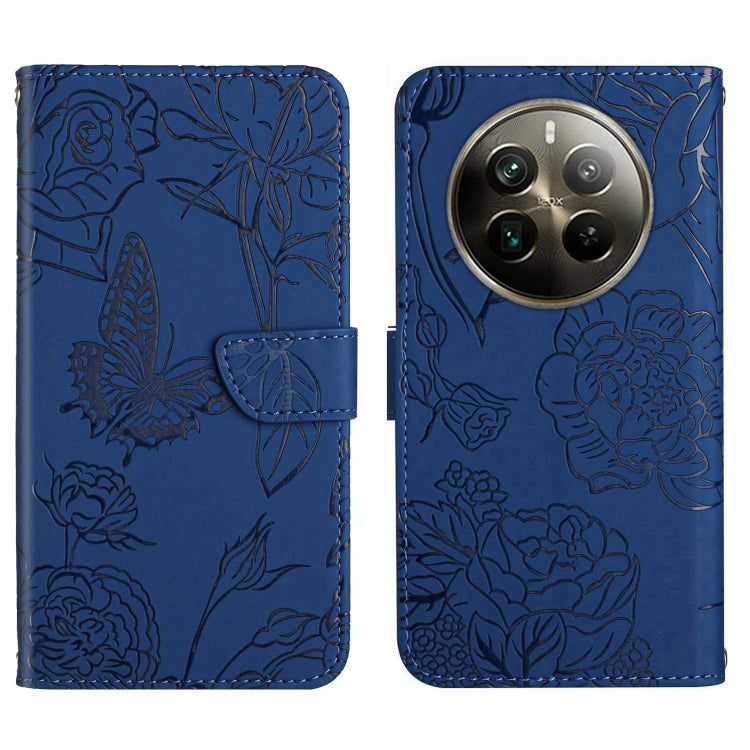 HT03 Skin Feel Butterfly Embossed Flip Leather Phone Case, For Realme C75 4G, For Realme 13+ 5G Global, For Realme 13 Pro 5G / 13 Pro+ 5G, For Realme C63 5G, For Realme 12+ Global, For Realme 12 Pro/12 Pro+ Global, For Realme 11 5G Global��������������...