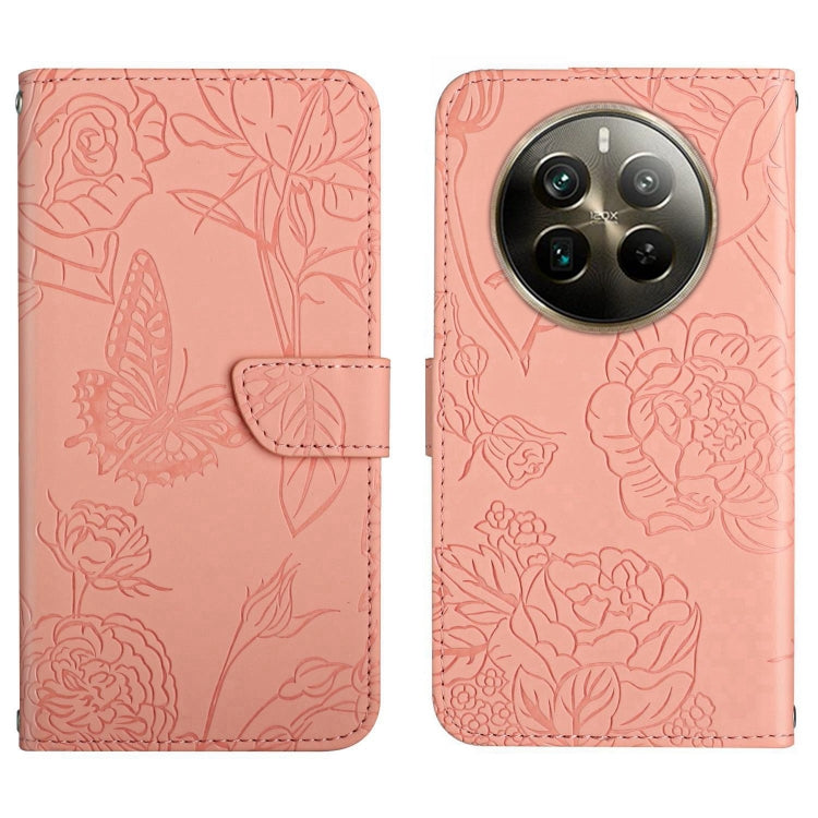 HT03 Skin Feel Butterfly Embossed Flip Leather Phone Case, For Realme C75 4G, For Realme 13+ 5G Global, For Realme 13 Pro 5G / 13 Pro+ 5G, For Realme C63 5G, For Realme 12+ Global, For Realme 12 Pro/12 Pro+ Global, For Realme 11 5G Global��������������...