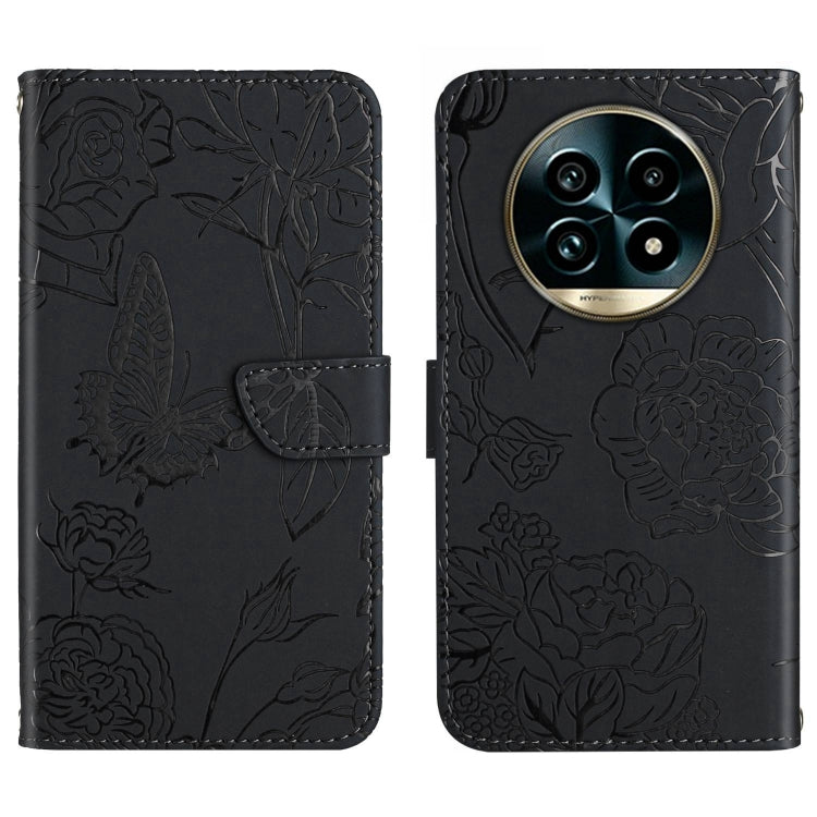 HT03 Skin Feel Butterfly Embossed Flip Leather Phone Case, For Realme C75 4G, For Realme 13+ 5G Global, For Realme 13 Pro 5G / 13 Pro+ 5G, For Realme C63 5G, For Realme 12+ Global, For Realme 12 Pro/12 Pro+ Global, For Realme 11 5G Global��������������...
