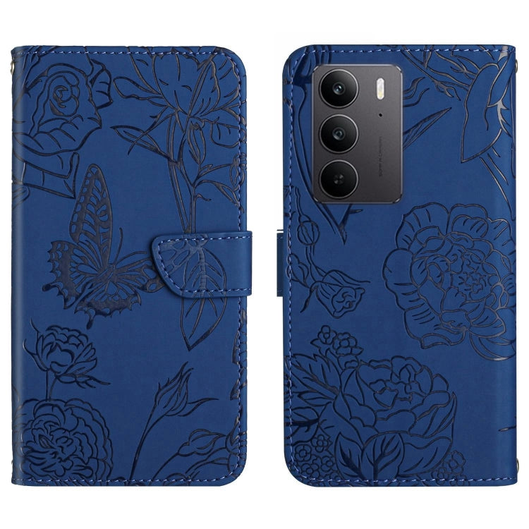 HT03 Skin Feel Butterfly Embossed Flip Leather Phone Case, For Realme C75 4G, For Realme 13+ 5G Global, For Realme 13 Pro 5G / 13 Pro+ 5G, For Realme C63 5G, For Realme 12+ Global, For Realme 12 Pro/12 Pro+ Global, For Realme 11 5G Global��������������...