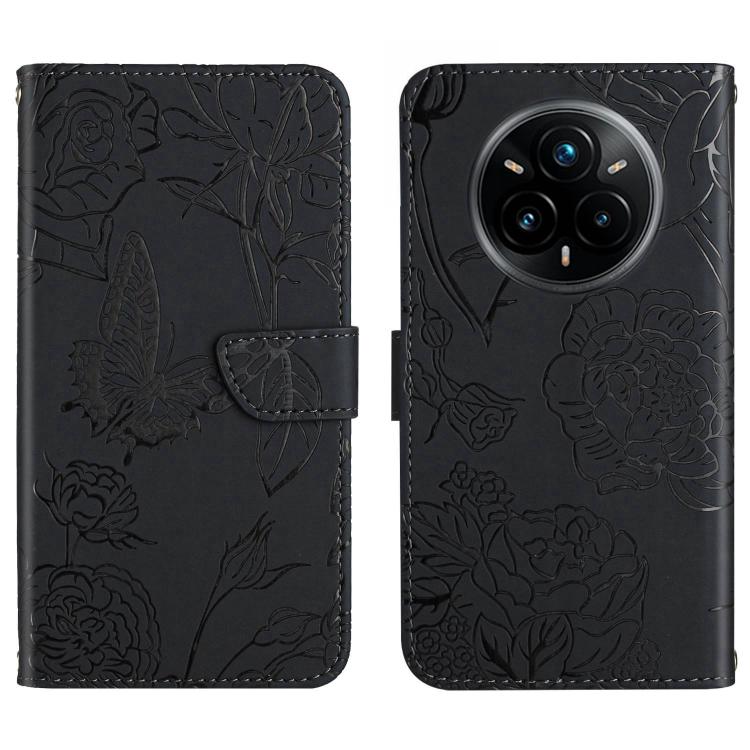 HT03 Skin Feel Butterfly Embossed Flip Leather Phone Case, For Realme C85 5G, For Realme C85 Pro 4G, For Realme 15T 5G, For Realme 15 5G Global / 15 Pro 5G Global, For Realme C71 4G, For Realme C75 5G, For Realme 14 5G Global / P3 5G Global������������...