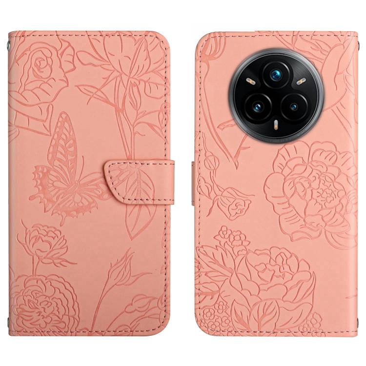 HT03 Skin Feel Butterfly Embossed Flip Leather Phone Case, For Realme C85 5G, For Realme C85 Pro 4G, For Realme 15T 5G, For Realme 15 5G Global / 15 Pro 5G Global, For Realme C71 4G, For Realme C75 5G, For Realme 14 5G Global / P3 5G Global������������...