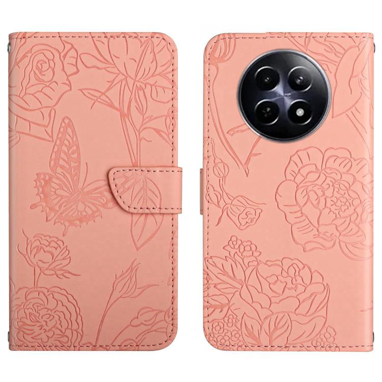 HT03 Skin Feel Butterfly Embossed Flip Leather Phone Case, For Realme C75 4G, For Realme 13+ 5G Global, For Realme 13 Pro 5G / 13 Pro+ 5G, For Realme C63 5G, For Realme 12+ Global, For Realme 12 Pro/12 Pro+ Global, For Realme 11 5G Global��������������...