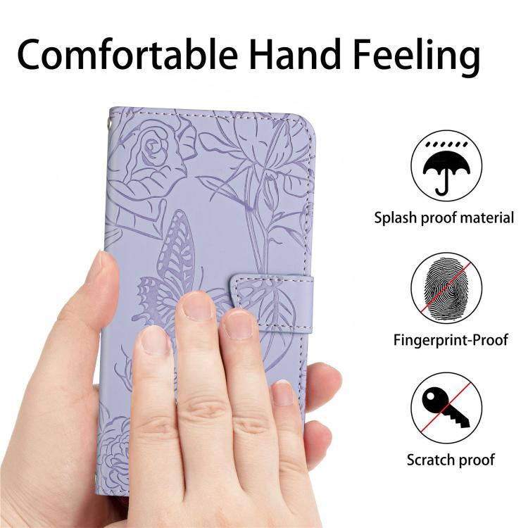 HT03 Skin Feel Butterfly Embossed Flip Leather Phone Case, For Realme P3 Pro 5G Global, For Realme 14 Pro+ 5G, For Realme C75 4G, For Realme 13+ 5G Global, For Realme 13 Pro 5G / 13 Pro+ 5G, For Realme C63 5G, For Realme 12+ Global                     ...