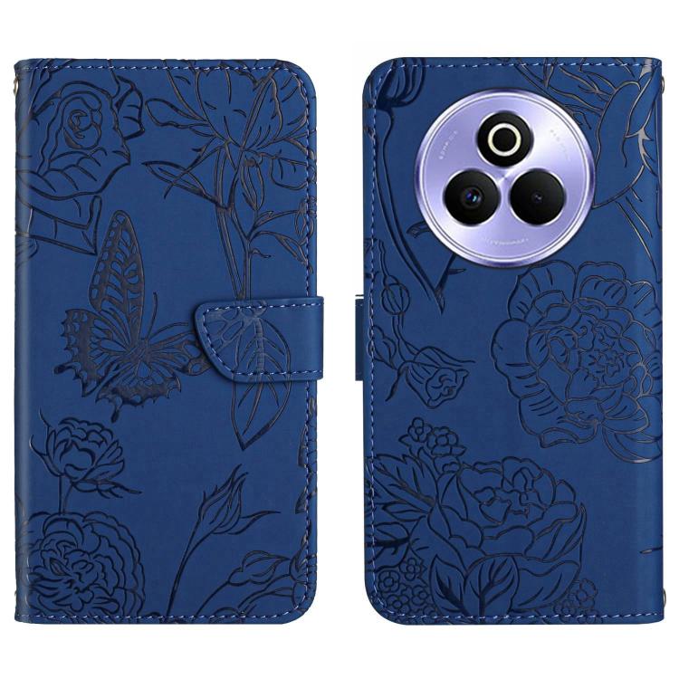 HT03 Skin Feel Butterfly Embossed Flip Leather Phone Case, For Realme C85 5G, For Realme C85 Pro 4G, For Realme 15T 5G, For Realme 15 5G Global / 15 Pro 5G Global, For Realme C71 4G, For Realme C75 5G, For Realme 14 5G Global / P3 5G Global������������...