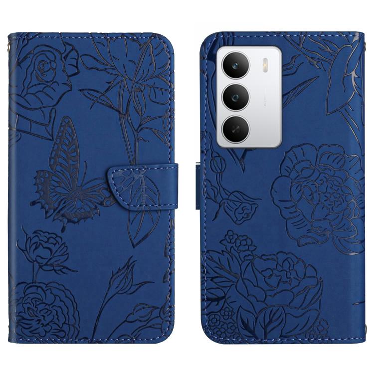 HT03 Skin Feel Butterfly Embossed Flip Leather Phone Case, For Realme C85 5G, For Realme C85 Pro 4G, For Realme 15T 5G, For Realme 15 5G Global / 15 Pro 5G Global, For Realme C71 4G, For Realme C75 5G, For Realme 14 5G Global / P3 5G Global������������...