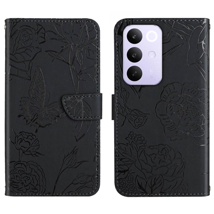 HT03 Skin Feel Butterfly Embossed Flip Leather Phone Case, For Realme C85 5G, For Realme C85 Pro 4G, For Realme 15T 5G, For Realme 15 5G Global / 15 Pro 5G Global, For Realme C71 4G, For Realme C75 5G, For Realme 14 5G Global / P3 5G Global������������...