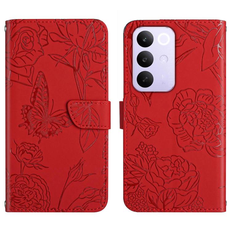 HT03 Skin Feel Butterfly Embossed Flip Leather Phone Case, For Realme C85 5G, For Realme C85 Pro 4G, For Realme 15T 5G, For Realme 15 5G Global / 15 Pro 5G Global, For Realme C71 4G, For Realme C75 5G, For Realme 14 5G Global / P3 5G Global������������...