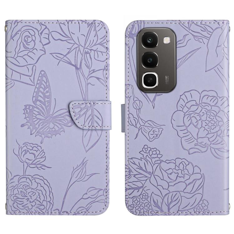 HT03 Skin Feel Butterfly Embossed Flip Leather Phone Case, For Realme C100 4G, For Realme C83 5G, For Realme 16 Pro+ 5G, For Realme C85 5G, For Realme C85 Pro 4G, For Realme 15T 5G, For Realme 15 5G Global / 15 Pro 5G Global, For Realme C71 4G         ...