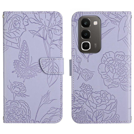 HT03 Skin Feel Butterfly Embossed Flip Leather Phone Case, For Realme C100 4G, For Realme C83 5G, For Realme 16 Pro+ 5G, For Realme C85 5G, For Realme C85 Pro 4G, For Realme 15T 5G, For Realme 15 5G Global / 15 Pro 5G Global, For Realme C71 4G         ...