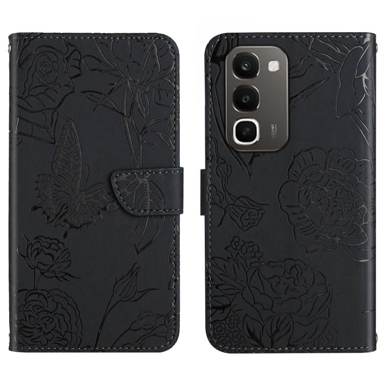 HT03 Skin Feel Butterfly Embossed Flip Leather Phone Case, For Realme C100 4G, For Realme C83 5G, For Realme 16 Pro+ 5G, For Realme C85 5G, For Realme C85 Pro 4G, For Realme 15T 5G, For Realme 15 5G Global / 15 Pro 5G Global, For Realme C71 4G         ...