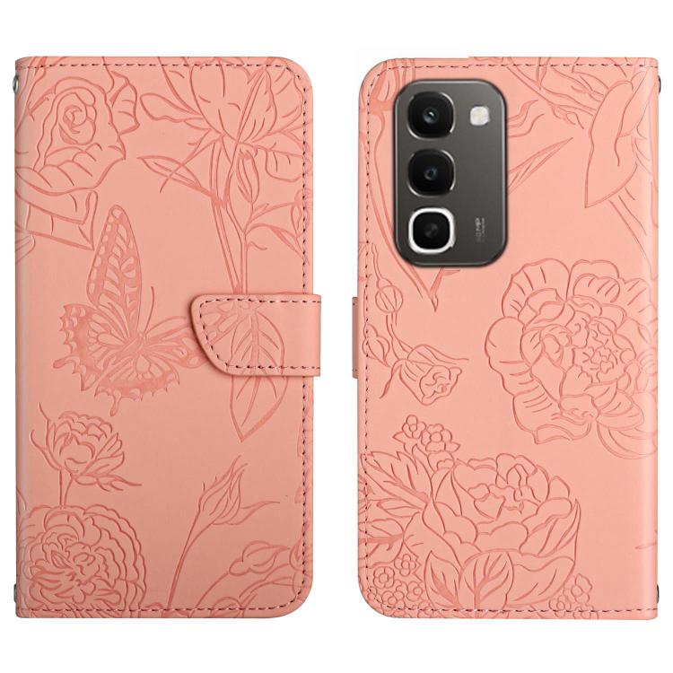 HT03 Skin Feel Butterfly Embossed Flip Leather Phone Case, For Realme C100 4G, For Realme C83 5G, For Realme 16 Pro+ 5G, For Realme C85 5G, For Realme C85 Pro 4G, For Realme 15T 5G, For Realme 15 5G Global / 15 Pro 5G Global, For Realme C71 4G         ...