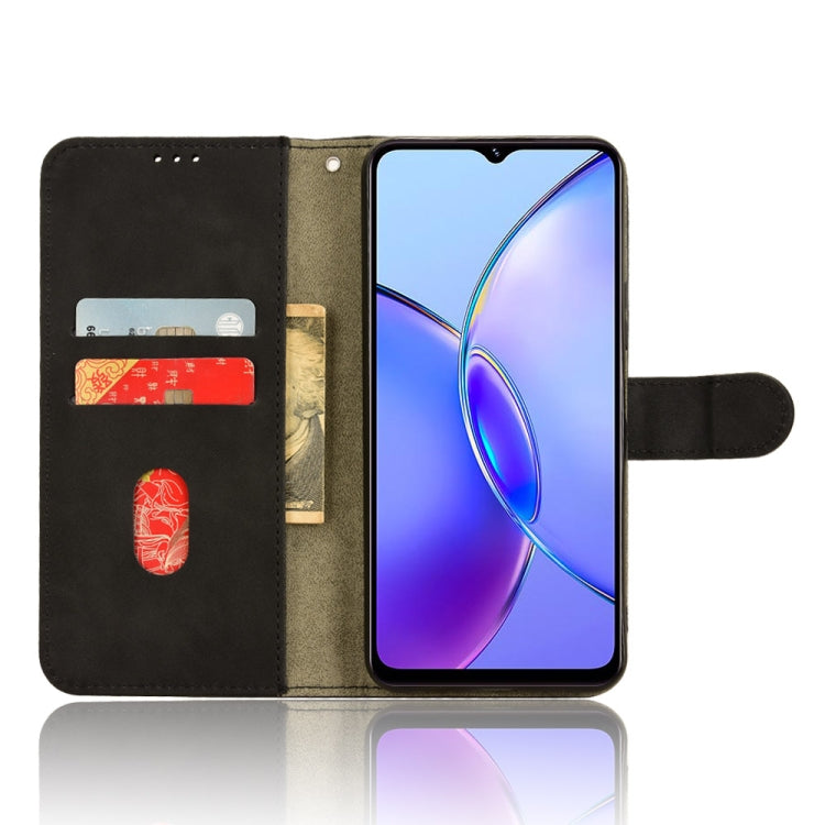 Skin Feel Magnetic Flip Leather Phone Case