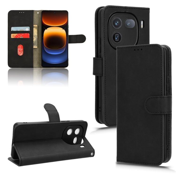 Skin Feel Magnetic Flip Leather Phone Case, For vivo iQOO 12, For vivo Y17s 4G, For vivo iQOO Z8, For vivo V29e 5G, For vivo S17 5G, For vivo Y100 5G