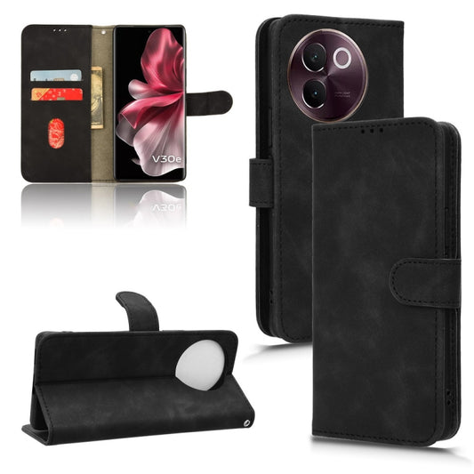 Skin Feel Magnetic Flip Leather Phone Case, For vivo V30E 5G, For vivo iQOO Z9X, For vivo iQOO Z9, For vivo iQOO Z9 5G Global, For vivo Y03 4G, For vivo S18e, For vivo S18, For vivo X100 Pro, For vivo X100