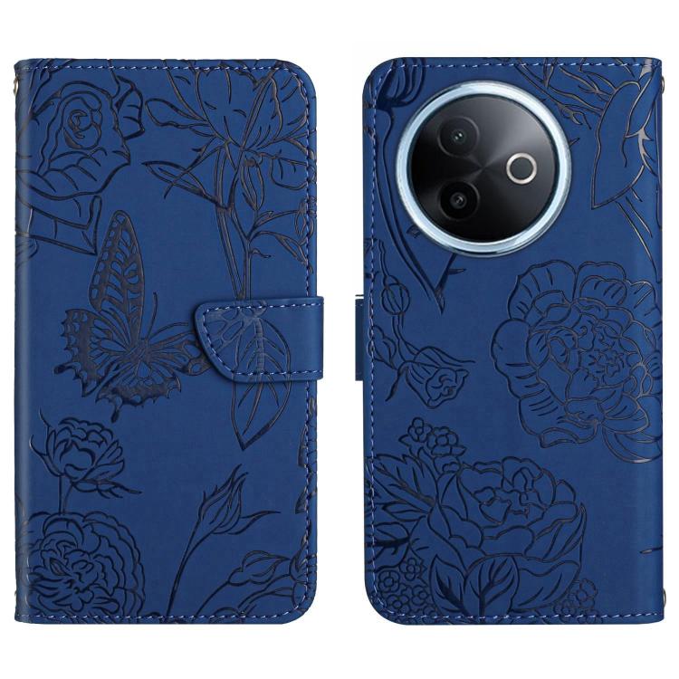 HT03 Skin Feel Butterfly Embossed Flip Leather Phone Case, For vivo V70 FE 5G, For vivo V70 5G Global / V70 Elite 5G, For vivo V60 Lite 5G, For vivo V60 5G, For vivo Y39 5G Global, For vivo V50 Lite 5G, For vivo Y04 4G / Y29s 5G, For vivo Y29 4G Global...