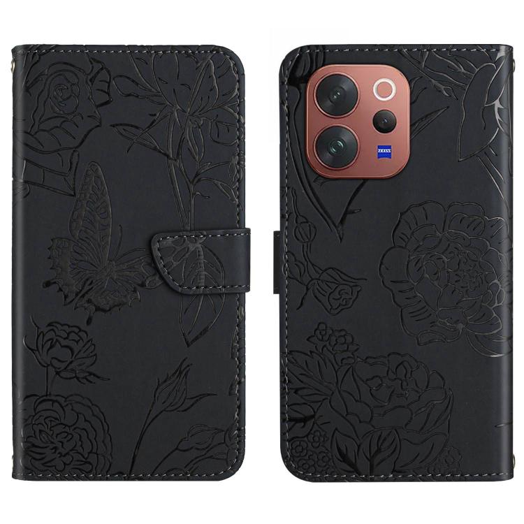 HT03 Skin Feel Butterfly Embossed Flip Leather Phone Case, For vivo V70 FE 5G, For vivo V70 5G Global / V70 Elite 5G, For vivo V60 Lite 5G, For vivo V60 5G, For vivo Y39 5G Global, For vivo V50 Lite 5G, For vivo Y04 4G / Y29s 5G, For vivo Y29 4G Global...
