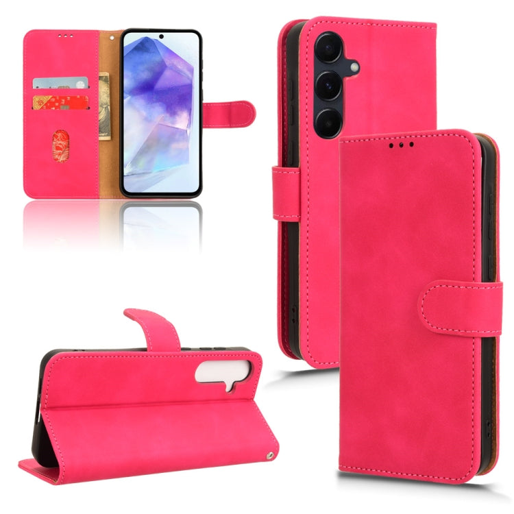 Skin Feel Magnetic Flip Leather Phone Case, For Samsung Galaxy M55 5G, For Samsung Galaxy M15 5G, For Samsung Galaxy Xcover 7, For Samsung Galaxy A55 5G, For Samsung Galaxy A35 5G, For Samsung Galaxy S24 Ultra 5G, For Samsung Galaxy S24+ 5G            ...