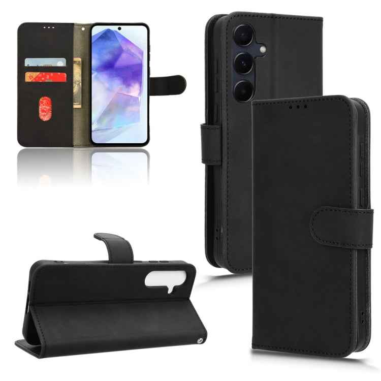 Skin Feel Magnetic Flip Leather Phone Case, For Samsung Galaxy M55 5G, For Samsung Galaxy M15 5G, For Samsung Galaxy Xcover 7, For Samsung Galaxy A55 5G, For Samsung Galaxy A35 5G, For Samsung Galaxy S24 Ultra 5G, For Samsung Galaxy S24+ 5G            ...