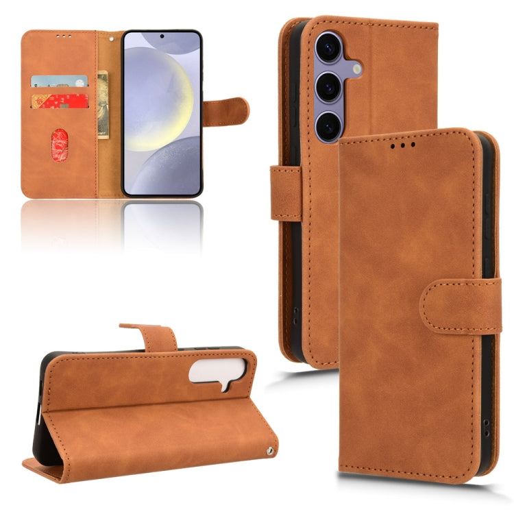 Skin Feel Magnetic Flip Leather Phone Case, For Samsung Galaxy M55 5G, For Samsung Galaxy M15 5G, For Samsung Galaxy Xcover 7, For Samsung Galaxy A55 5G, For Samsung Galaxy A35 5G, For Samsung Galaxy S24 Ultra 5G, For Samsung Galaxy S24+ 5G            ...