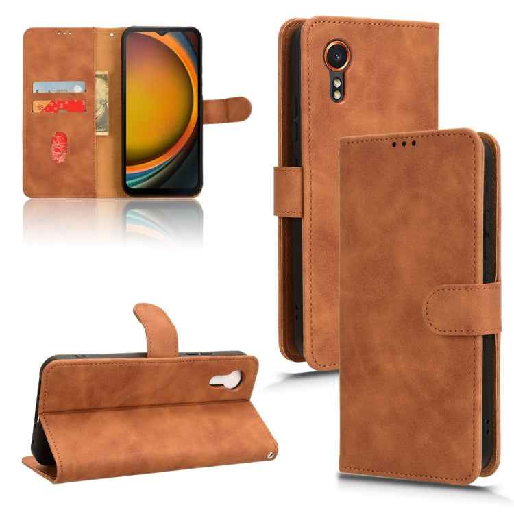 Skin Feel Magnetic Flip Leather Phone Case, For Samsung Galaxy M55 5G, For Samsung Galaxy M15 5G, For Samsung Galaxy Xcover 7, For Samsung Galaxy A55 5G, For Samsung Galaxy A35 5G, For Samsung Galaxy S24 Ultra 5G, For Samsung Galaxy S24+ 5G            ...