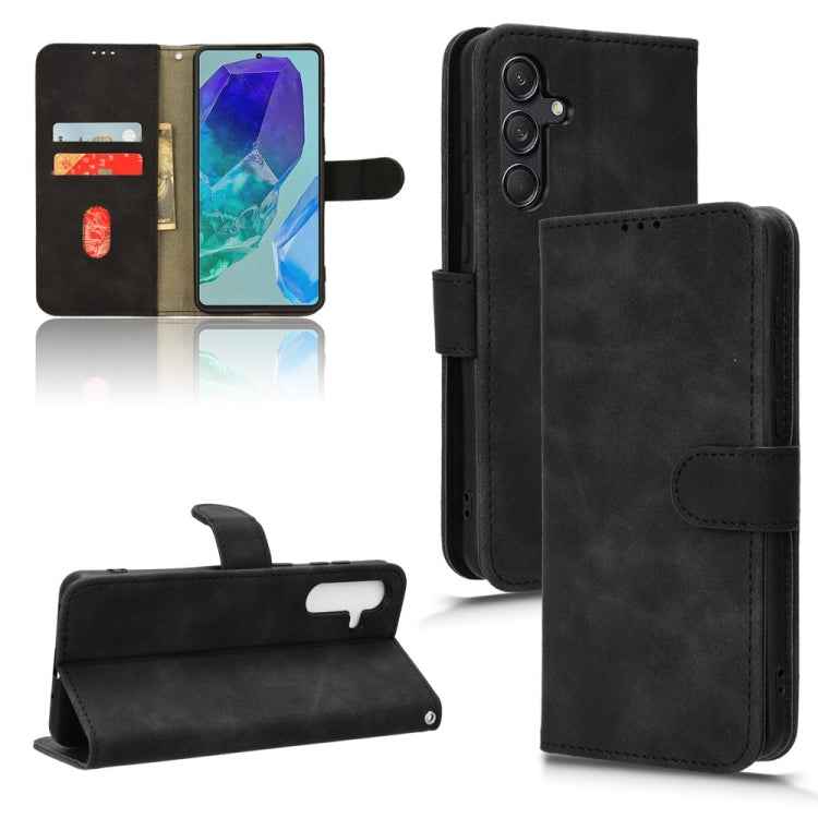 Skin Feel Magnetic Flip Leather Phone Case, For Samsung Galaxy M55 5G, For Samsung Galaxy M15 5G, For Samsung Galaxy Xcover 7, For Samsung Galaxy A55 5G, For Samsung Galaxy A35 5G, For Samsung Galaxy S24 Ultra 5G, For Samsung Galaxy S24+ 5G            ...