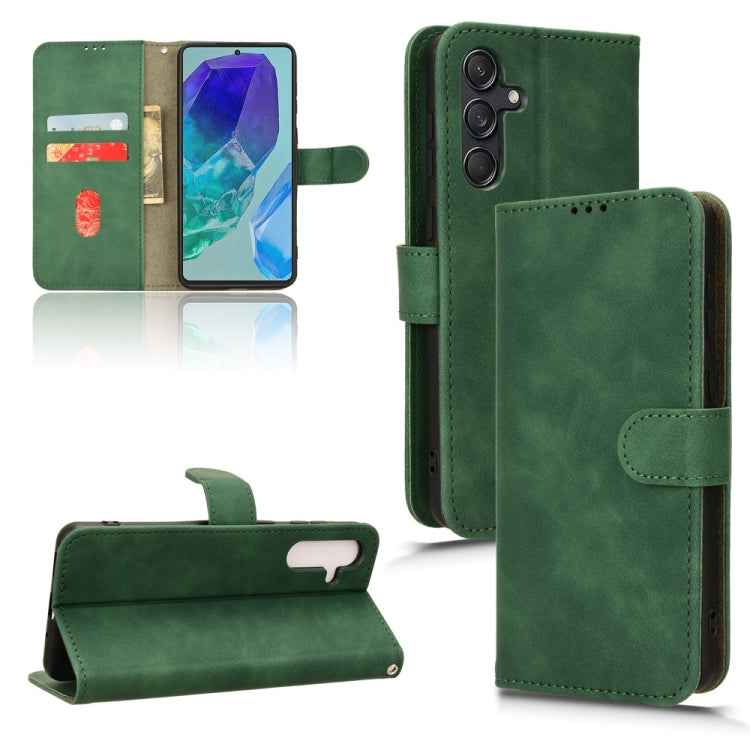 Skin Feel Magnetic Flip Leather Phone Case, For Samsung Galaxy M55 5G, For Samsung Galaxy M15 5G, For Samsung Galaxy Xcover 7, For Samsung Galaxy A55 5G, For Samsung Galaxy A35 5G, For Samsung Galaxy S24 Ultra 5G, For Samsung Galaxy S24+ 5G            ...
