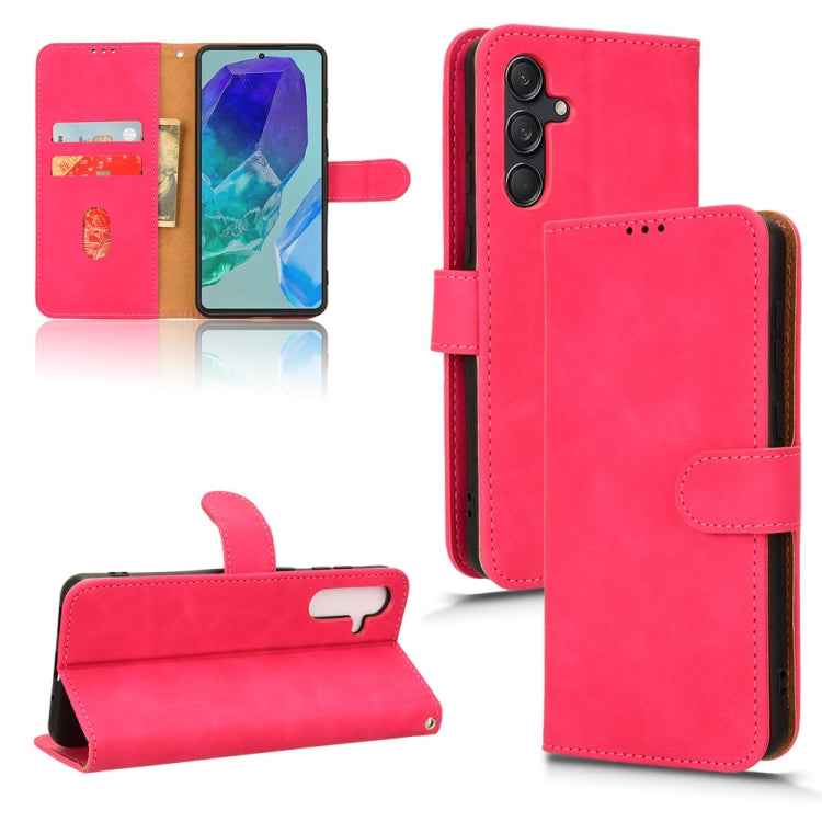 Skin Feel Magnetic Flip Leather Phone Case, For Samsung Galaxy M55 5G, For Samsung Galaxy M15 5G, For Samsung Galaxy Xcover 7, For Samsung Galaxy A55 5G, For Samsung Galaxy A35 5G, For Samsung Galaxy S24 Ultra 5G, For Samsung Galaxy S24+ 5G            ...