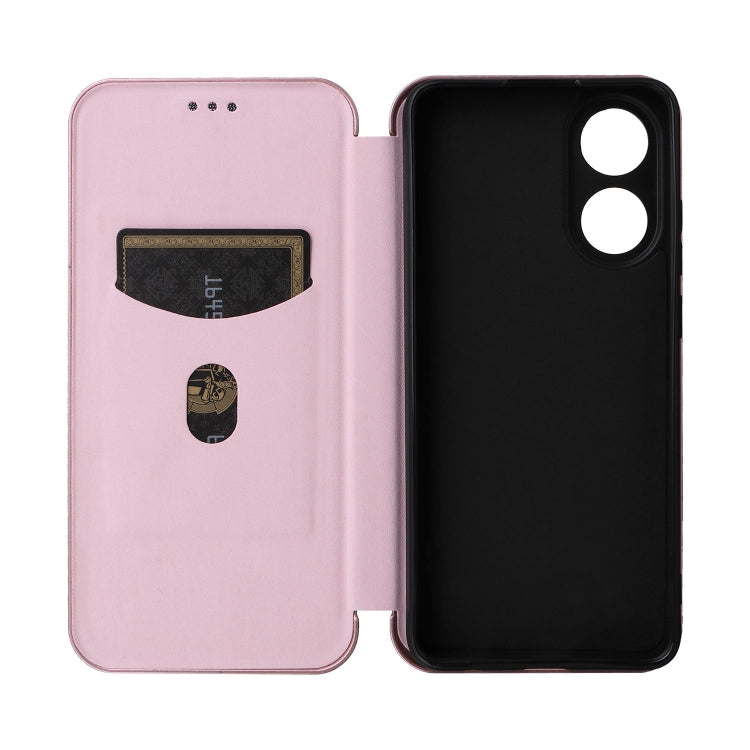Carbon Fiber Texture Flip Leather Phone Case, For OPPO A78 4G, For OPPO A1 5G, For OPPO Find X8 Pro, For OPPO A79 5G
