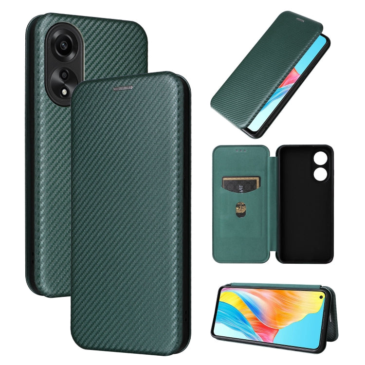 Carbon Fiber Texture Flip Leather Phone Case, For OPPO A78 4G, For OPPO A1 5G, For OPPO Find X8 Pro, For OPPO A79 5G