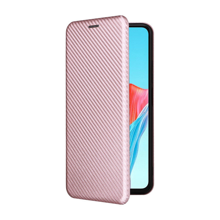 Carbon Fiber Texture Flip Leather Phone Case, For OPPO A38 4G Global, For OPPO A78 4G, For OPPO A1 5G, For OPPO Find X8 Pro, For OPPO A79 5G