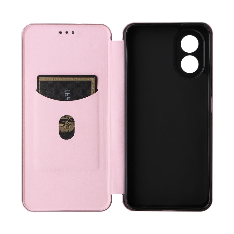 Carbon Fiber Texture Flip Leather Phone Case, For OPPO A38 4G Global, For OPPO A78 4G, For OPPO A1 5G, For OPPO Find X8 Pro, For OPPO A79 5G
