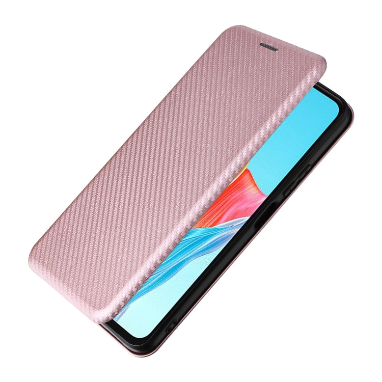 Carbon Fiber Texture Flip Leather Phone Case, For OPPO A38 4G Global, For OPPO A78 4G, For OPPO A1 5G, For OPPO Find X8 Pro, For OPPO A79 5G