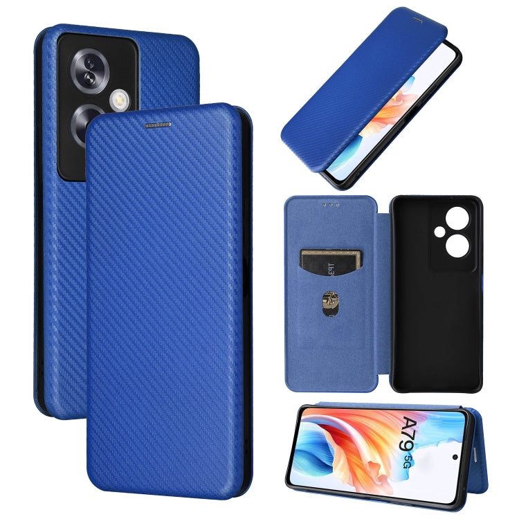 Carbon Fiber Texture Flip Leather Phone Case, For OPPO A78 4G, For OPPO A1 5G, For OPPO Find X8 Pro, For OPPO A79 5G