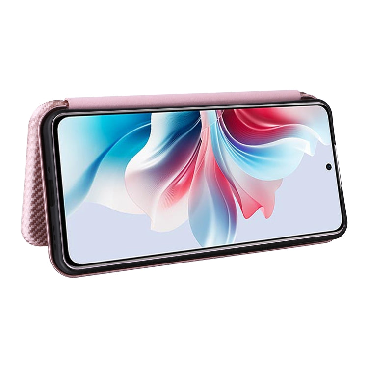 Carbon Fiber Texture Flip Leather Phone Case, For OPPO Reno11 F 5G, For OPPO Reno11 Pro Global, For OPPO Find X7 Ultra, For OPPO A38 4G Global, For OPPO A78 4G, For OPPO A1 5G, For OPPO Find X8 Pro, For OPPO A79 5G