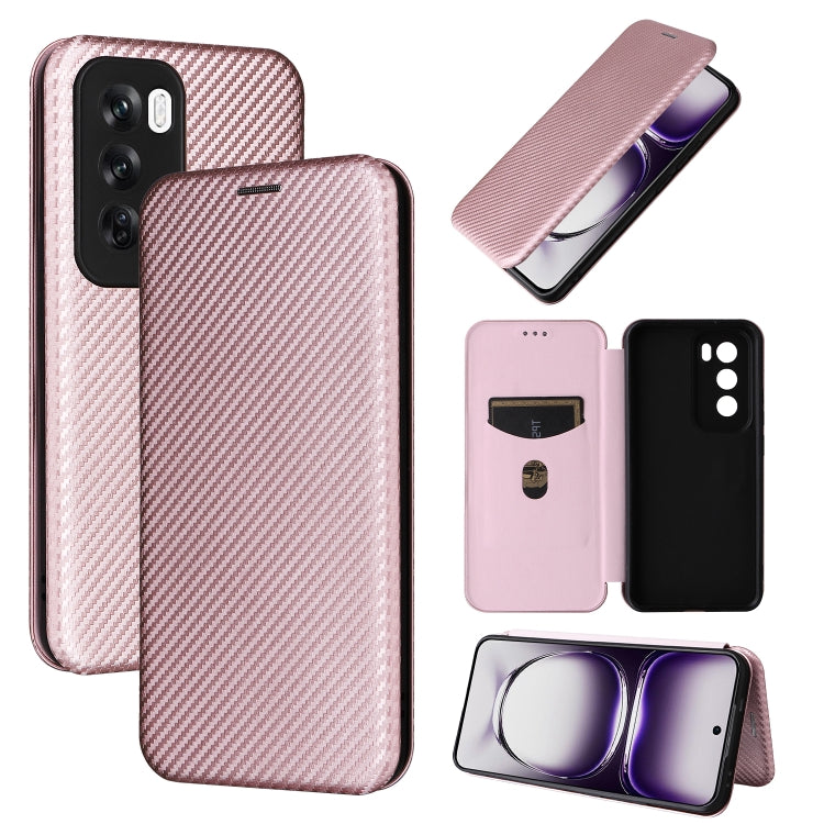 Carbon Fiber Texture Flip Leather Phone Case, For OPPO Find X8, For OPPO A3x 5G India, For OPPO Reno12 F 5G / 4G, For OPPO Reno11 PJH110, For OPPO Reno12 Pro 5G Global, For OPPO Reno12 5G Global, For OPPO A3 Pro Global, For OPPO Reno11 F 5G            ...