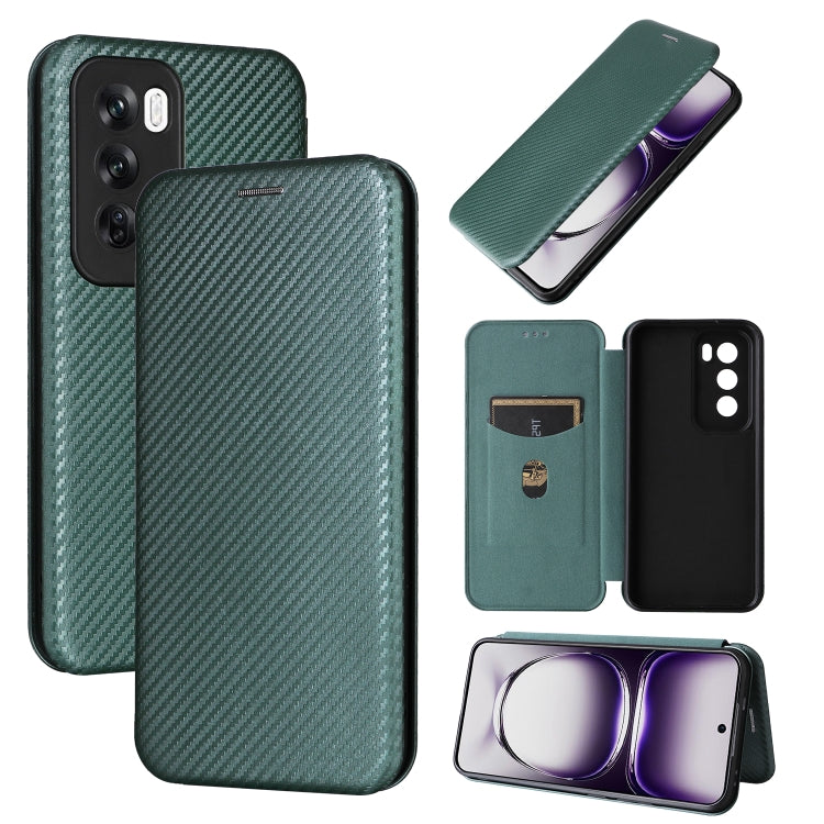 Carbon Fiber Texture Flip Leather Phone Case, For OPPO Find X8, For OPPO A3x 5G India, For OPPO Reno12 F 5G / 4G, For OPPO Reno11 PJH110, For OPPO Reno12 Pro 5G Global, For OPPO Reno12 5G Global, For OPPO A3 Pro Global, For OPPO Reno11 F 5G            ...