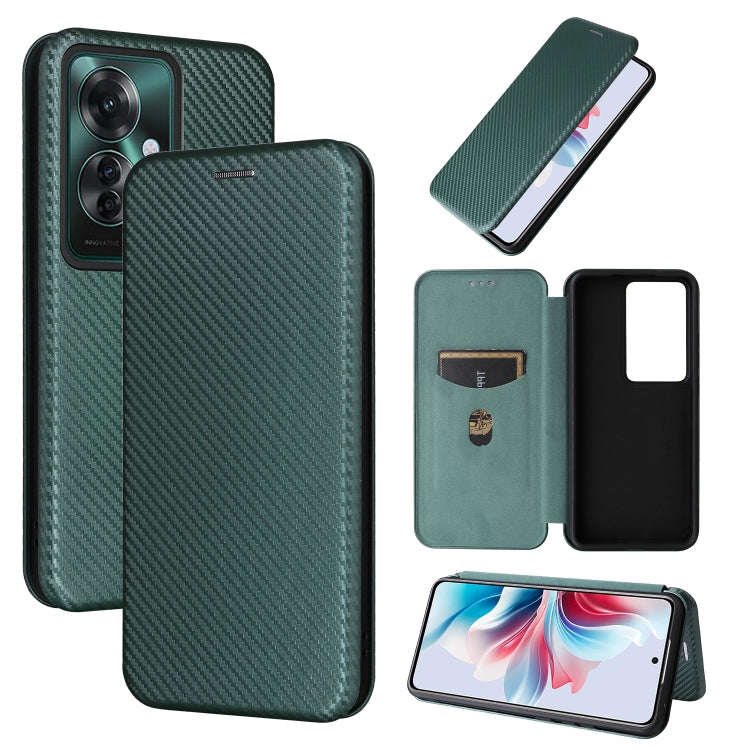 Carbon Fiber Texture Flip Leather Phone Case, For OPPO Find X8, For OPPO A3x 5G India, For OPPO Reno12 F 5G / 4G, For OPPO Reno11 PJH110, For OPPO Reno12 Pro 5G Global, For OPPO Reno12 5G Global, For OPPO A3 Pro Global, For OPPO Reno11 F 5G            ...