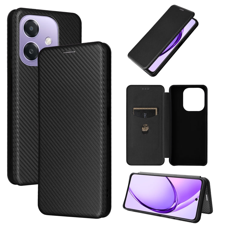 Carbon Fiber Texture Flip Leather Phone Case, For OPPO Reno13 5G Global, For OPPO Reno13 F 5G, For OPPO Find X8, For OPPO A3x 5G India, For OPPO Reno12 F 5G / 4G, For OPPO Reno11 PJH110, For OPPO Reno12 Pro 5G Global, For OPPO Reno12 5G Global         ...