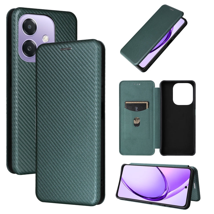 Carbon Fiber Texture Flip Leather Phone Case, For OPPO Find X8, For OPPO A3x 5G India, For OPPO Reno12 F 5G / 4G, For OPPO Reno11 PJH110, For OPPO Reno12 Pro 5G Global, For OPPO Reno12 5G Global, For OPPO A3 Pro Global, For OPPO Reno11 F 5G            ...