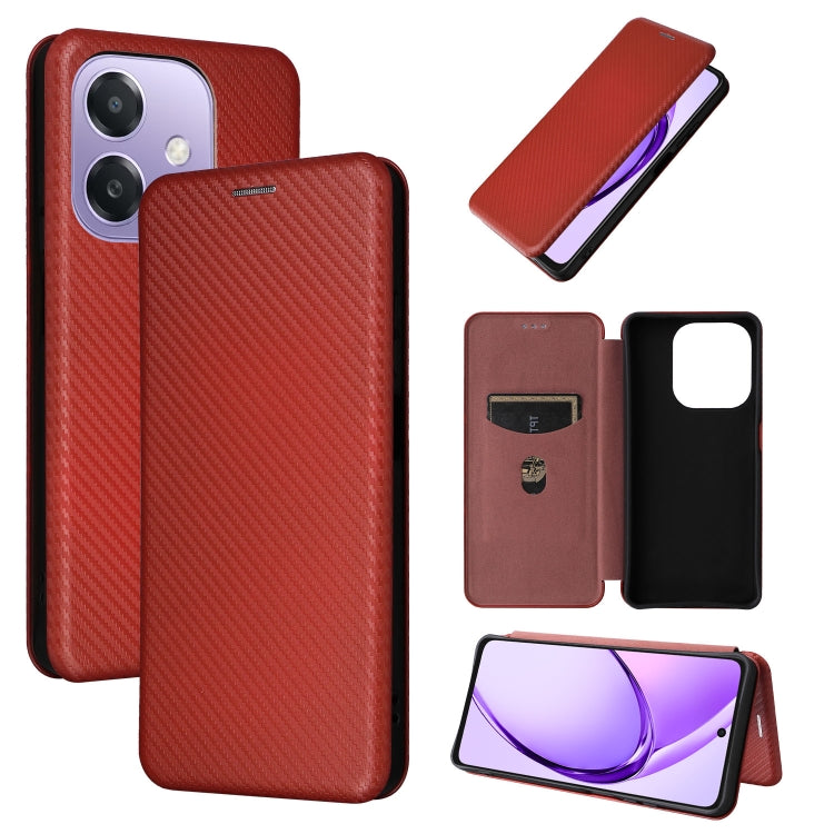 Carbon Fiber Texture Flip Leather Phone Case, For OPPO Find X8, For OPPO A3x 5G India, For OPPO Reno12 F 5G / 4G, For OPPO Reno11 PJH110, For OPPO Reno12 Pro 5G Global, For OPPO Reno12 5G Global, For OPPO A3 Pro Global, For OPPO Reno11 F 5G            ...