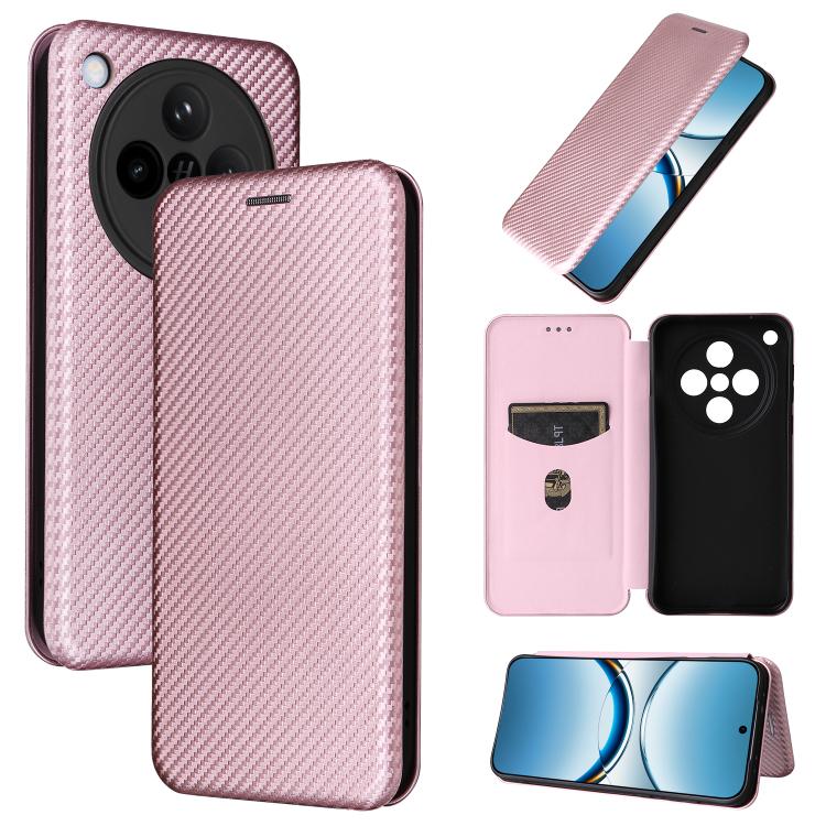 Carbon Fiber Texture Flip Leather Phone Case, For OPPO Reno13 5G Global, For OPPO Reno13 F 5G, For OPPO Find X8, For OPPO A3x 5G India, For OPPO Reno12 F 5G / 4G, For OPPO Reno11 PJH110, For OPPO Reno12 Pro 5G Global, For OPPO Reno12 5G Global         ...